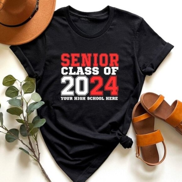 Unbranded Other - Class of 2024 Graduation Shirt, Personalized Senior 2024 Shirt